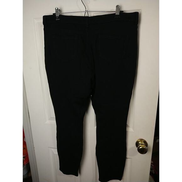 Jones New York Jeans Woman 16 Great Jones Jeggings Black Zip Button Casual - Picture 11 of 11